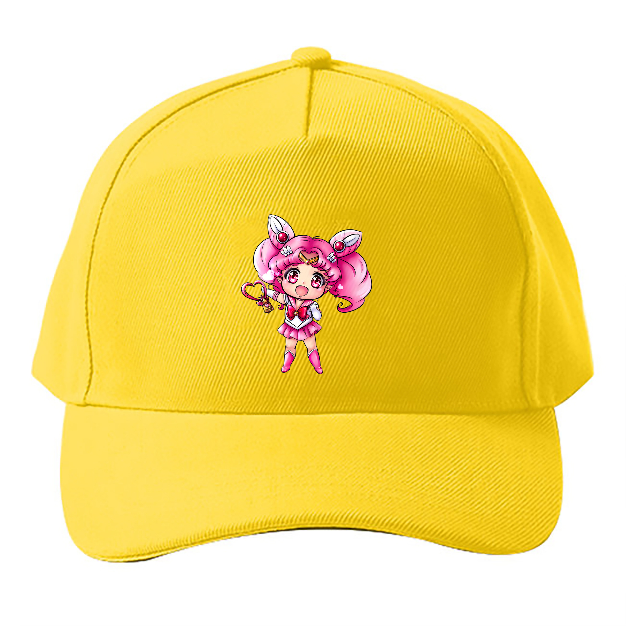 （画像用） 美少女戦士セーラームーン ちびうさ Sailor Moon Chibiusa Tsukino Usagi Small Lady Serenity ベースボールキャップ 綿100％ 男女兼用 帽子 スポーツ